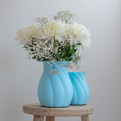 Valara Design Artemis Vase Aegean Breeze lifestyle photo